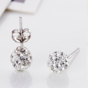 🎁 FREE W/40$+ 💎 Disco ball crystal stud earrings